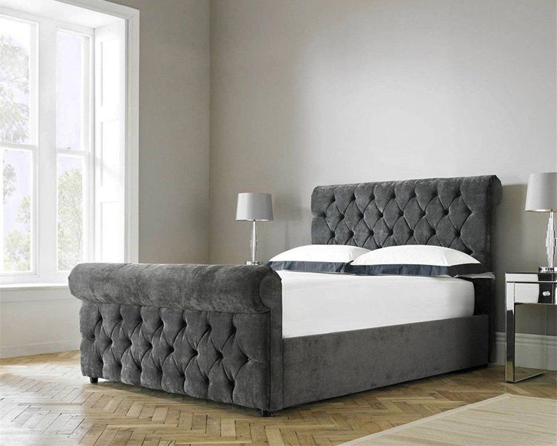 Arcade Sleigh Upholstered Bed