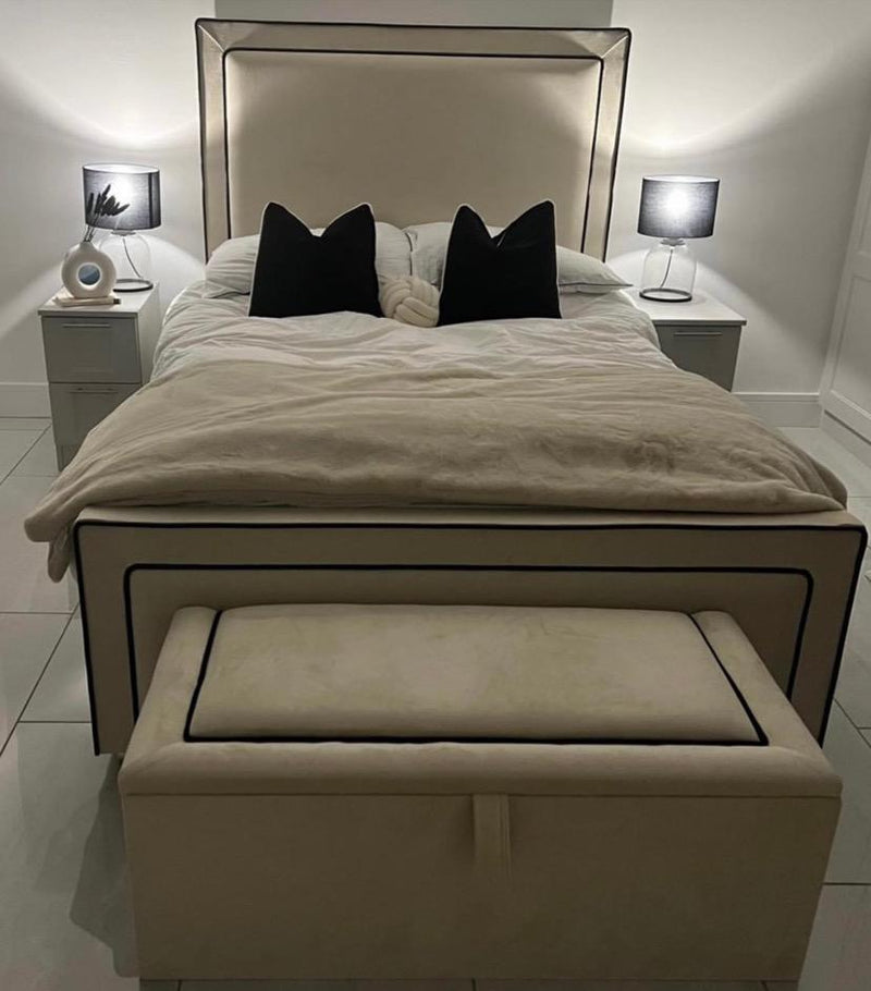 Lbiza Linear Upholstered Bed