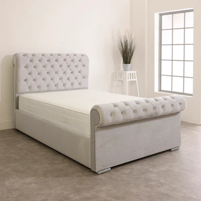 Sleigh Upholstered Bed