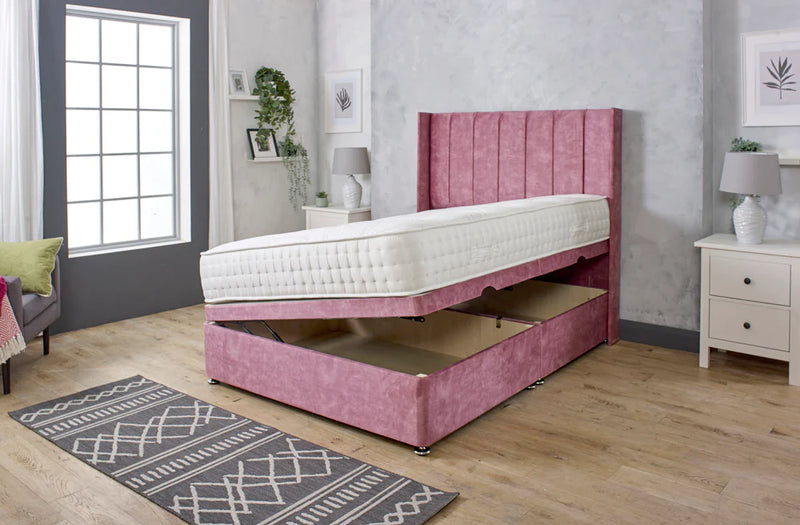 Rochdale Vertical Lines Ottoman Divan