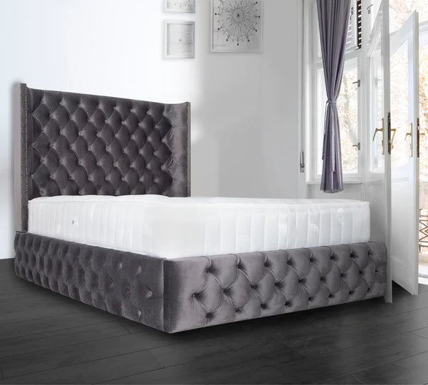 Emperor Winged Upholstered Bed