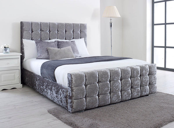 Rochdale Monaco Cube Upholstered Bed