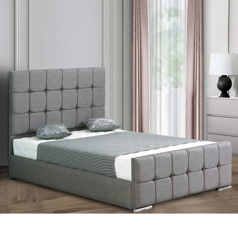 Milton Cubes Upholstered Bed