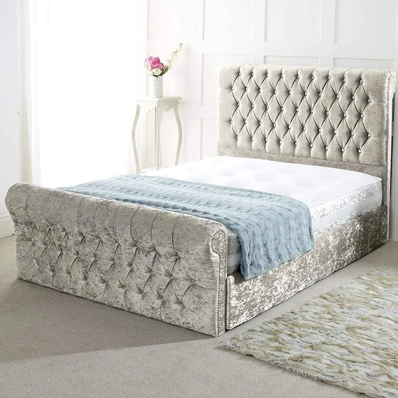 Sheffield Sleigh Upholstered Bed