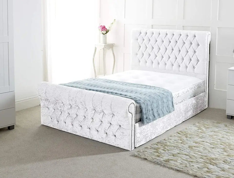 Sheffield Sleigh Upholstered Bed