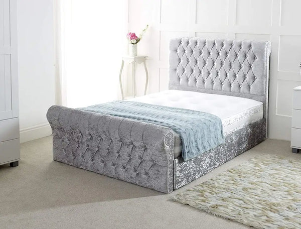 Sheffield Sleigh Upholstered Bed